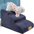 Blue 3 Tiers Foam Dog Steps G96311