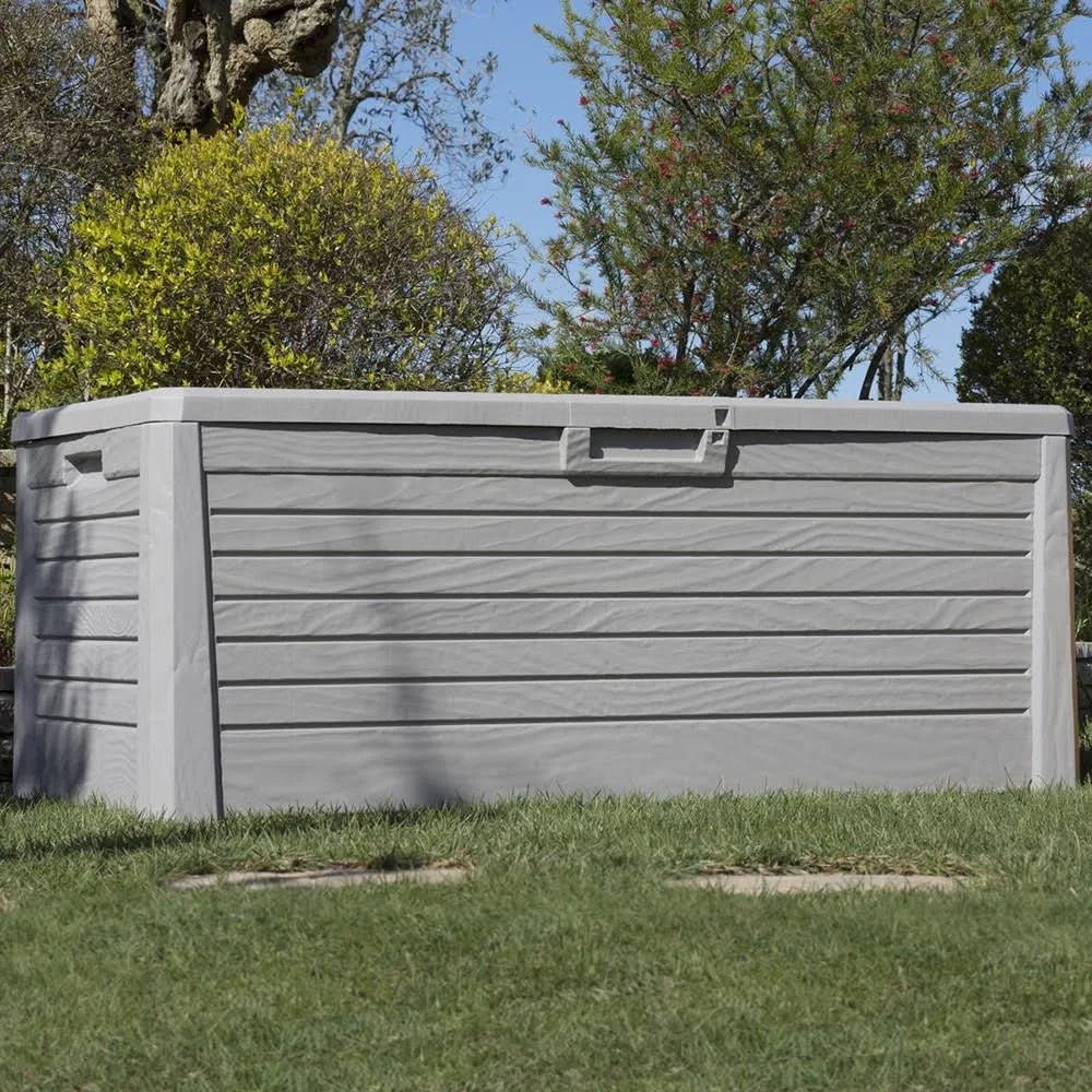 Waterproof 145Gal Deck Patio Storage Box Bench P53164