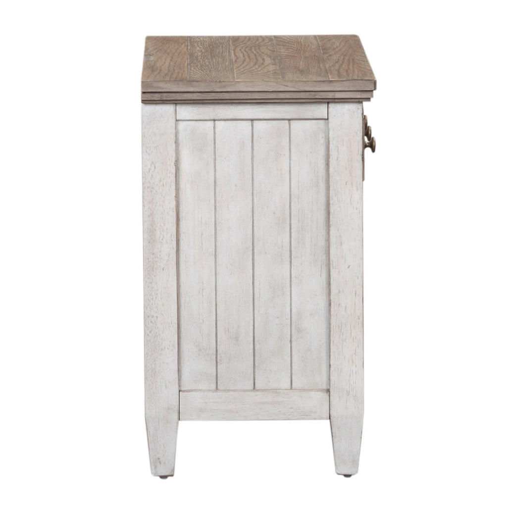 1 Drawer Night Stand with Charging Station V630152
