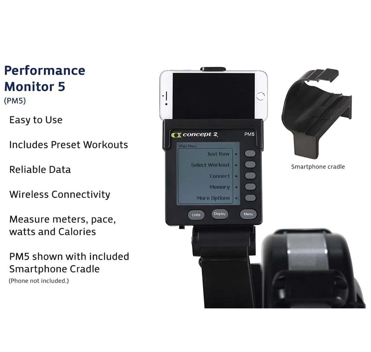 Indoor Rowing Machine with PM5 Performance Monitor S42768