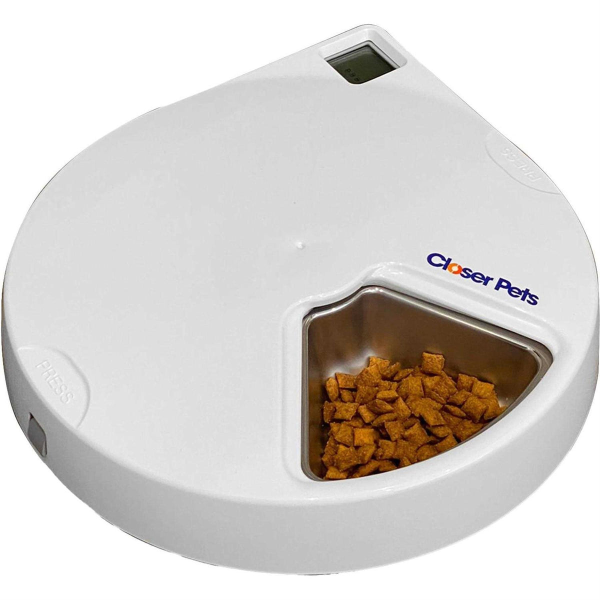 Automatic Pet Feeder with Stainless Steel Bowl Inserts and Ice Packs N7755