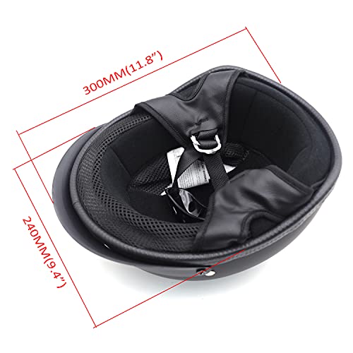 Matte Black Half Face Helmet P888630