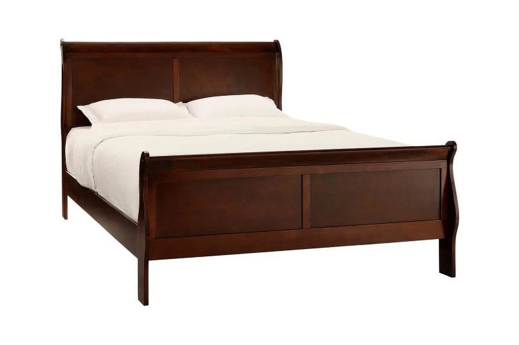 Brown Cherry California King Size Bed E647814