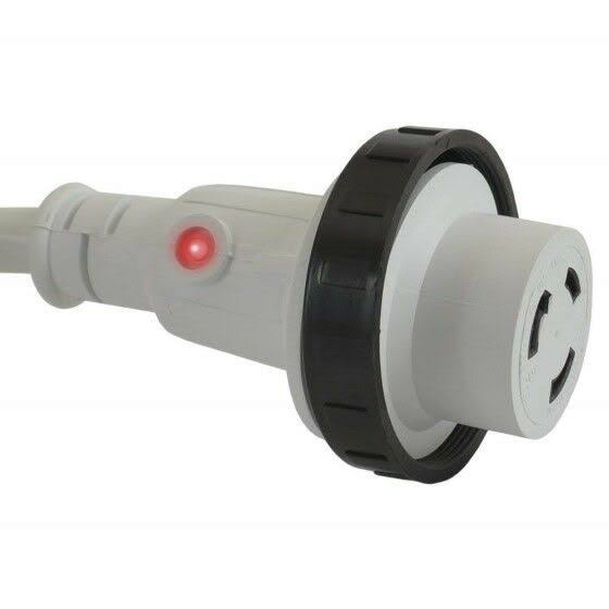 30 Amp Marine Shore Power Cordset with Light Indicator S457