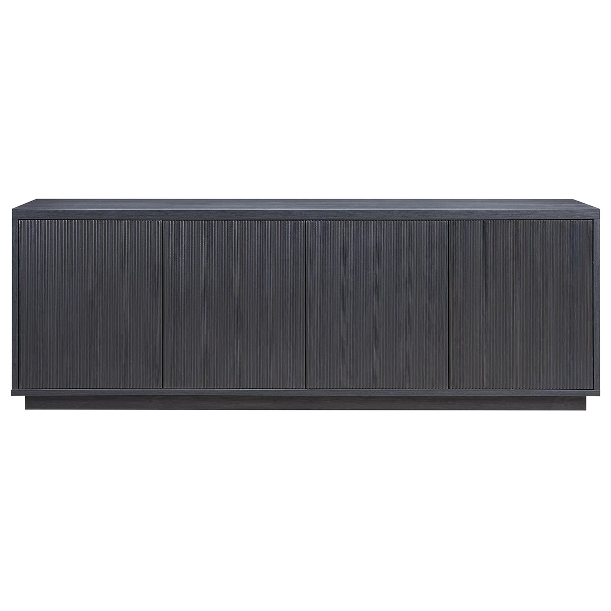 Black Grain Rectangular TV Stand U826