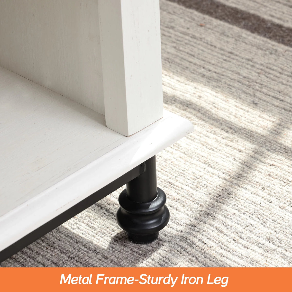 Farmhouse Coffee Table with Storage Shelf J7413