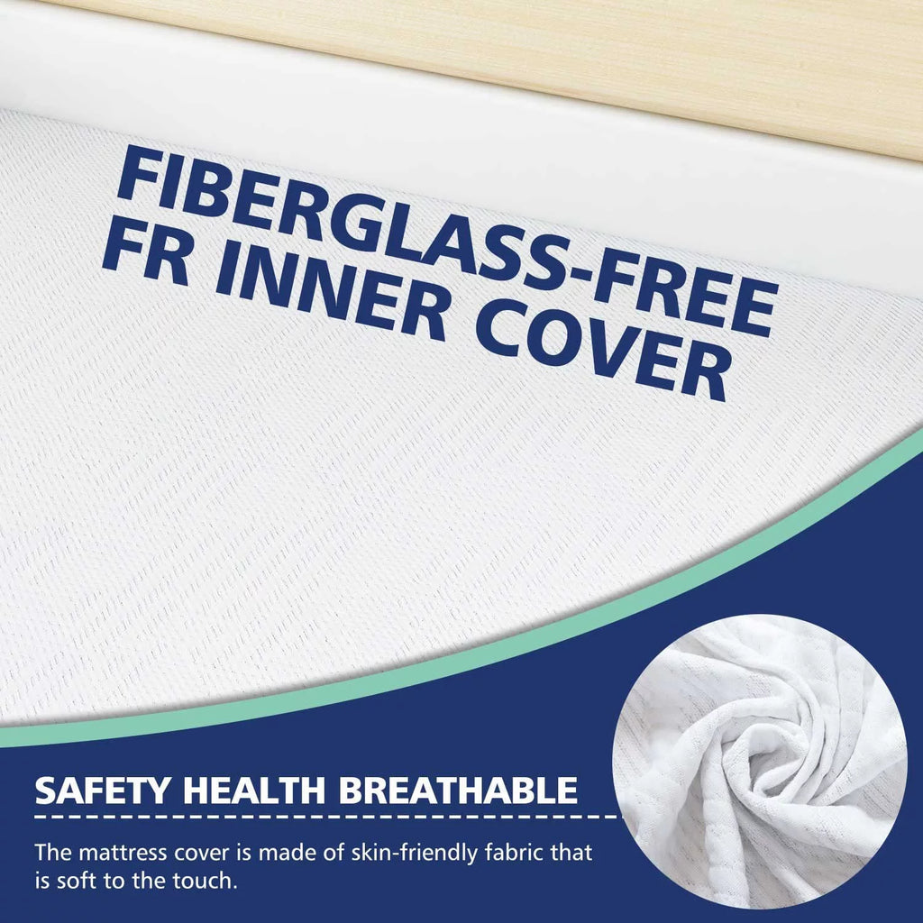6 Full Memory Foam Medium-Firm Mattress in a Box with Breathable Cover P6842