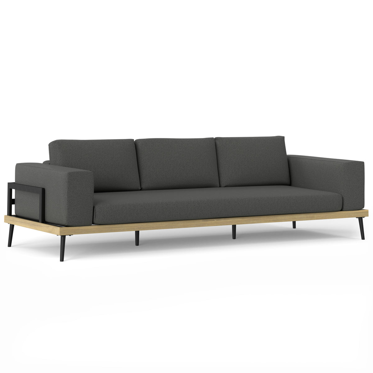 Slate Gray Outdoor 2 Piece Sofa Sectional H892