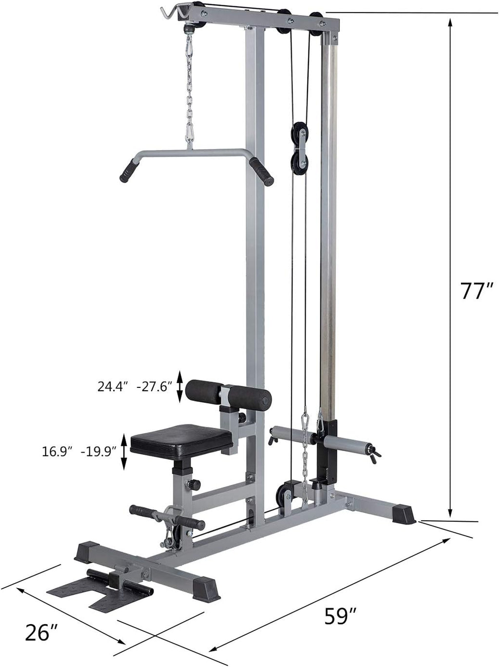 Lat Pull Down Cable Machine Q2895