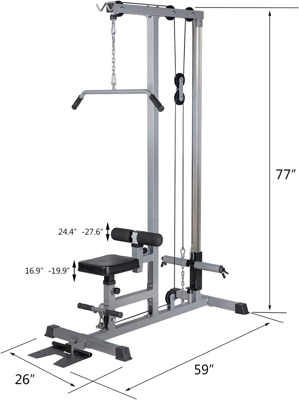 Lat Pull Down Cable Machine Q2895
