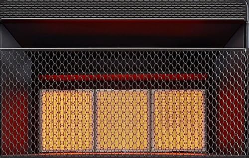 Ventless Natural Gas Infrared Space Heater, 20000 BTU, Black V50194