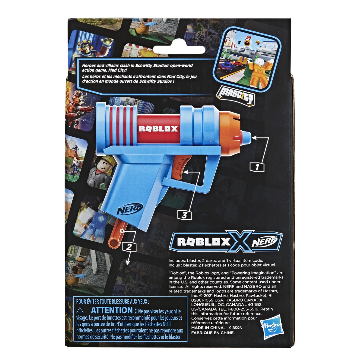 Plasma Ray Dart Blaster with 2 Nerf Darts B623973