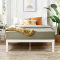 Queen Solid Wood Platform Bed with Wooden Slats N969