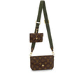 Canvas Shoulder Crossbody Bag Multi Pocket Messenger Handbag G282828