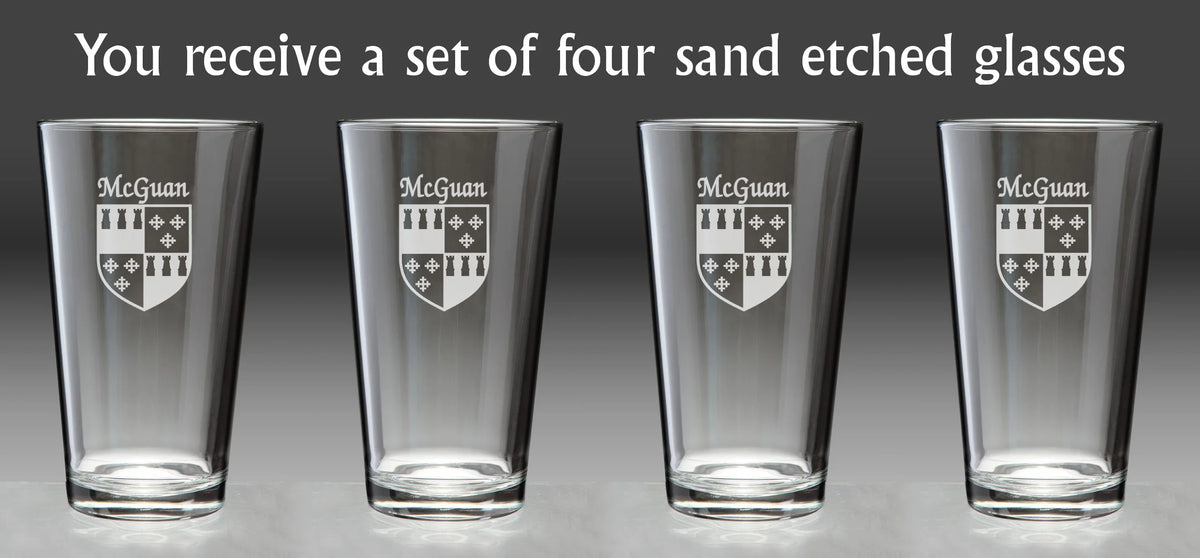 Pint Glasses Set of 4 T390