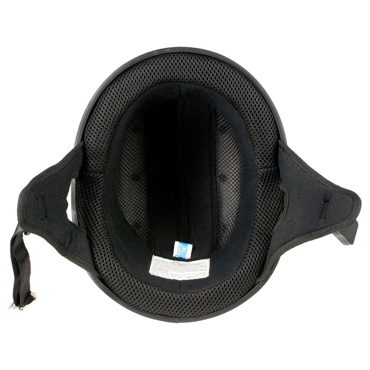 Flat Black Motorcycle DOT Half Helmet P494610