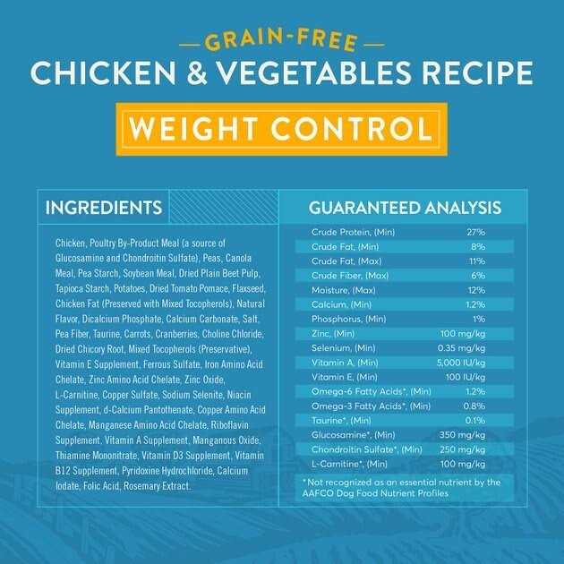 Chicken & Vegetables Grain-Free Dry Dog Food H1043
