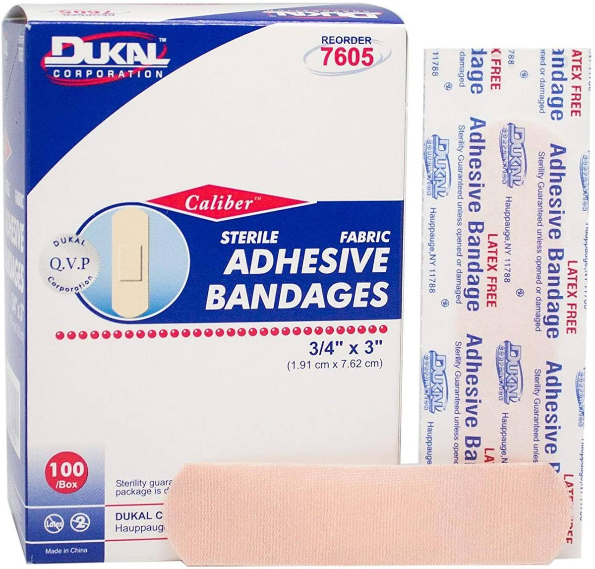 Sterile Fabric Adhesive Bandages with Non-Adherent Pad E9667