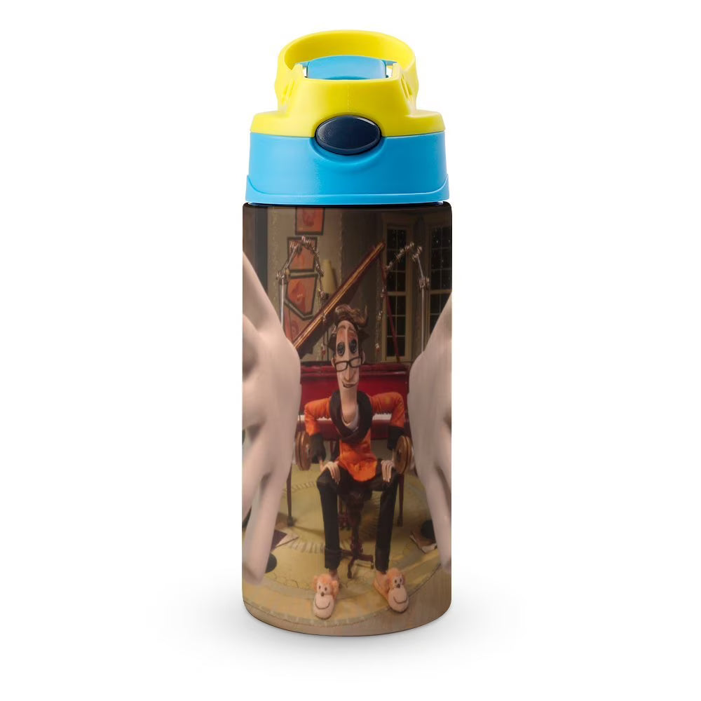 Insulated Stainless Steel Water Bottle with Straw W6235