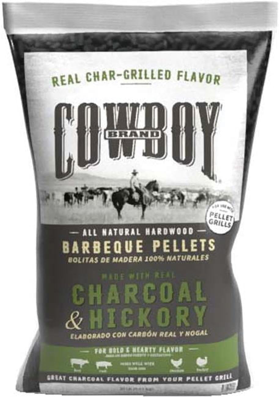 20 lbs Charcoal & Hickory Wood Pellet Fuel A71001