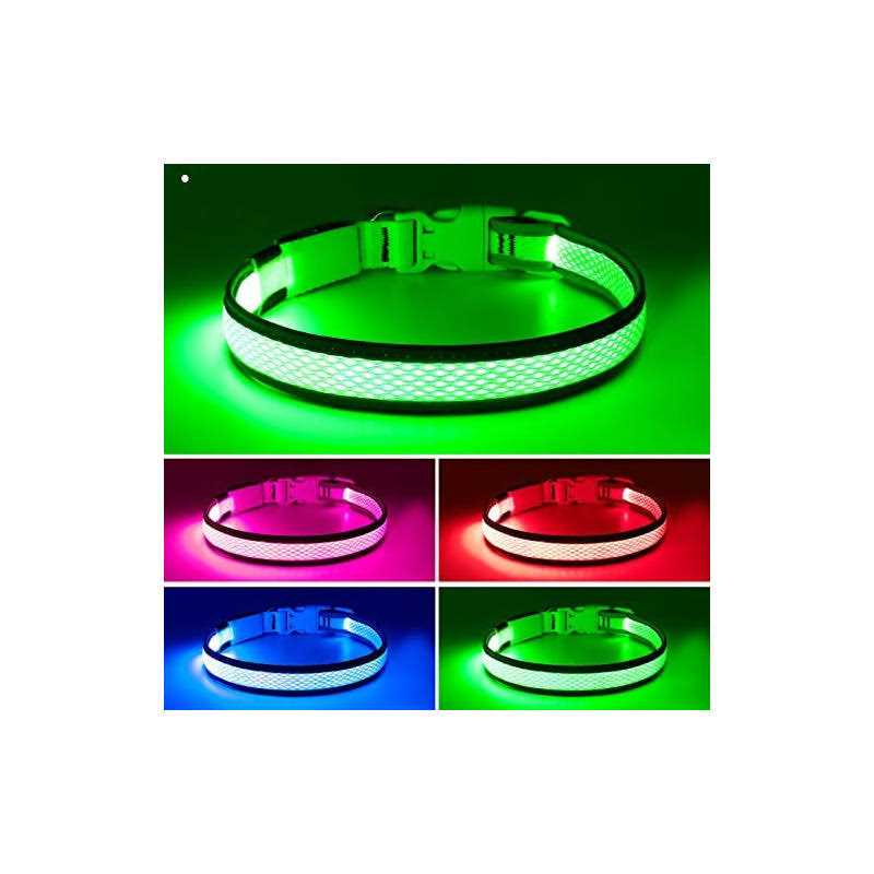 LED USB Rechargeable Dog Collar W2600