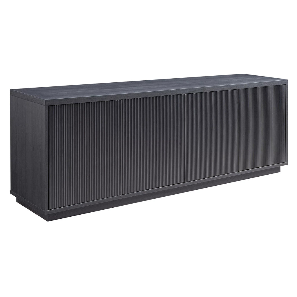 Black Grain Rectangular TV Stand U826