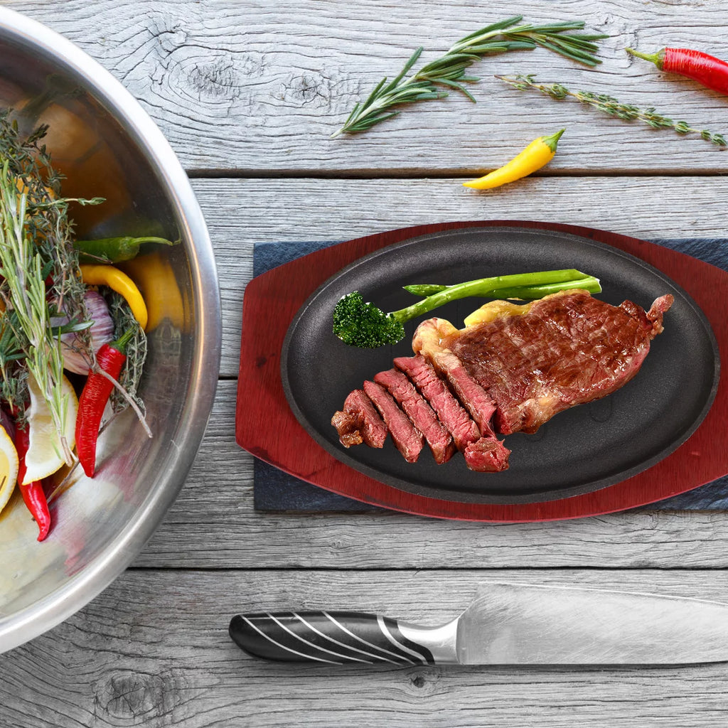 Iron Steak Frying Pan E7978