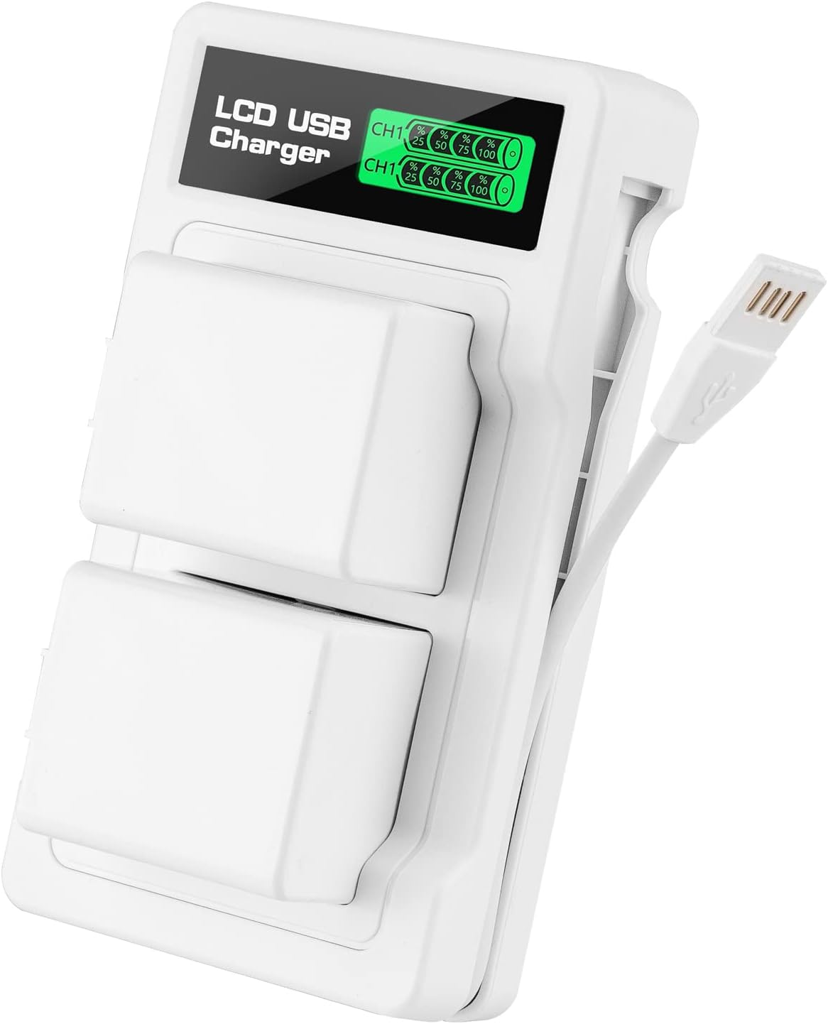 2-Pack 2580mAh Li-ion Rechargeable Batteries with Charger Station for Arlo Pro/Pro 2 Camera W71405