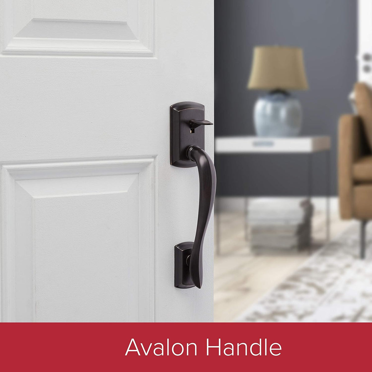 Venetian Bronze Exterior Handle with Levers C255381