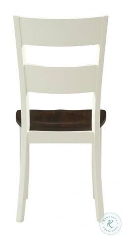 White Solid Wood Dining Chair (Set of Two) P5702
