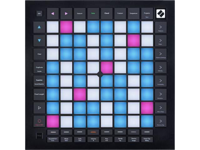 MIDI Grid Instrument Controller with Studio Headphones R183