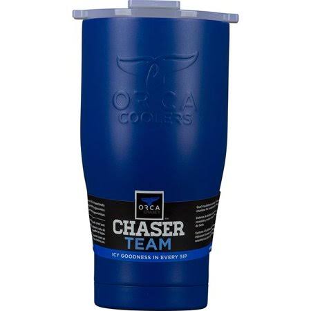 Stainless Steel Chaser with Lid, Blue, 27 oz R8520