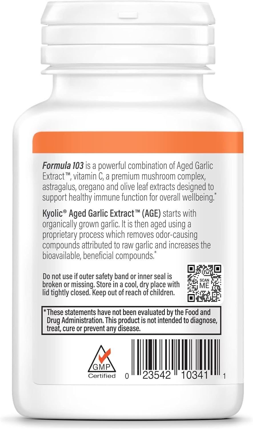 100 Capsules Aged Garlic Extract O356122