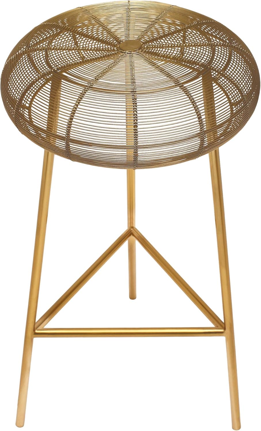 Gold Counter Height Metal Stool U92592