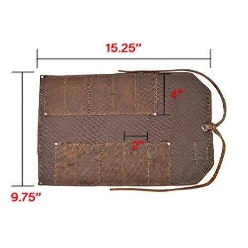 Waxed Canvas Small Tool Roll U380