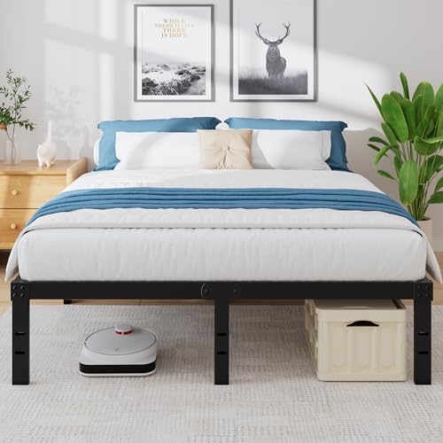 16 Inch Heavy Duty Metal Queen Bed Frame H151445