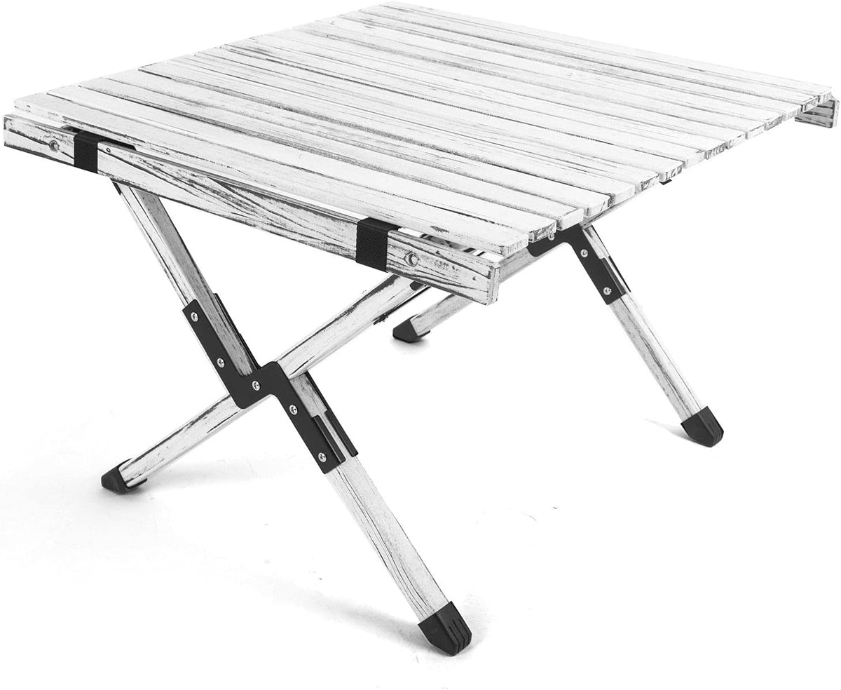 Wood Folding Portable Camping Table with Carrying Case C799