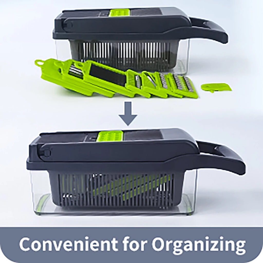 14 in 1 Vegetable Chopper with Container Y213