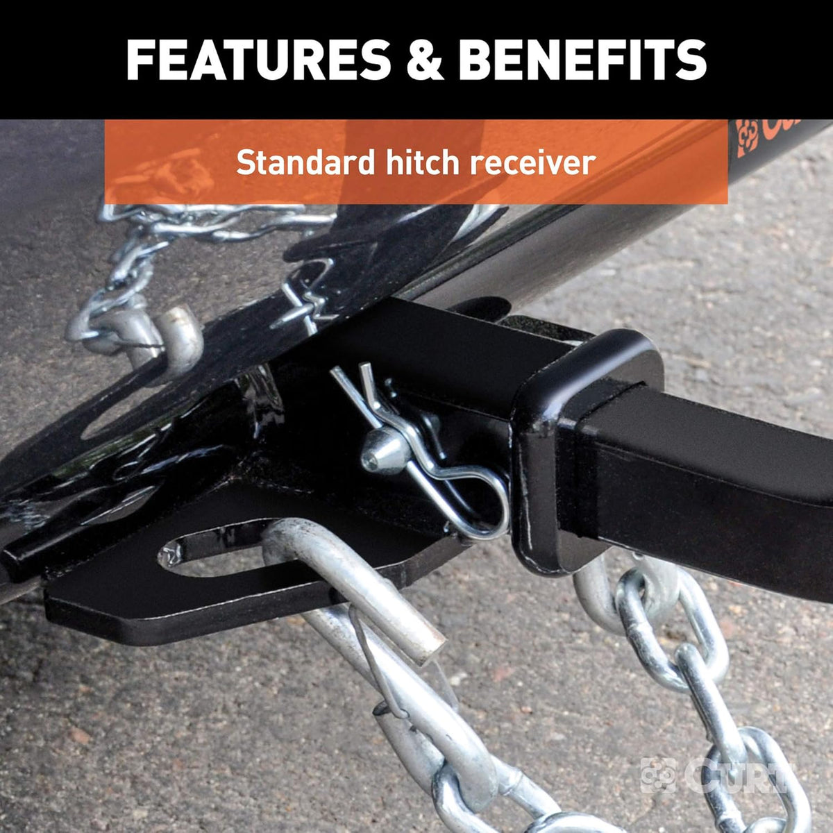 Class 2 Trailer Hitch with Ball Mount, 1-1/4-Inch Receiver L129184