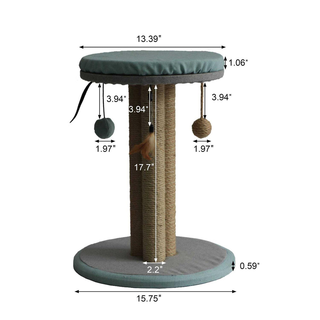 Cat Scratcher with 3-Sided Play Post P897