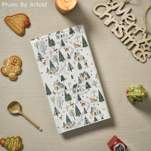 Christmas Kitchen Dish Towels 18x26 Inch Set of 2 P38443