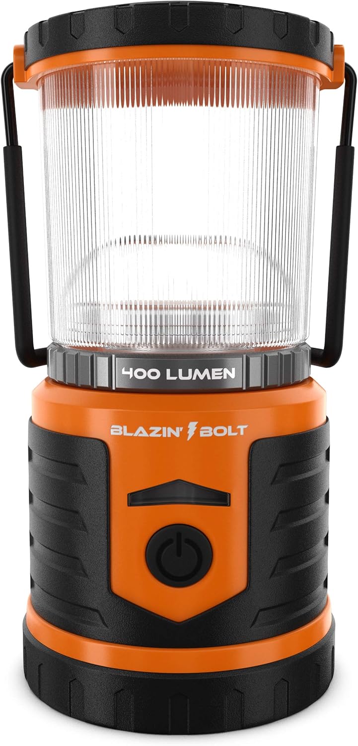 400 Hour Runtime 400 Lumen Orange Rechargeable LED Lantern W2108