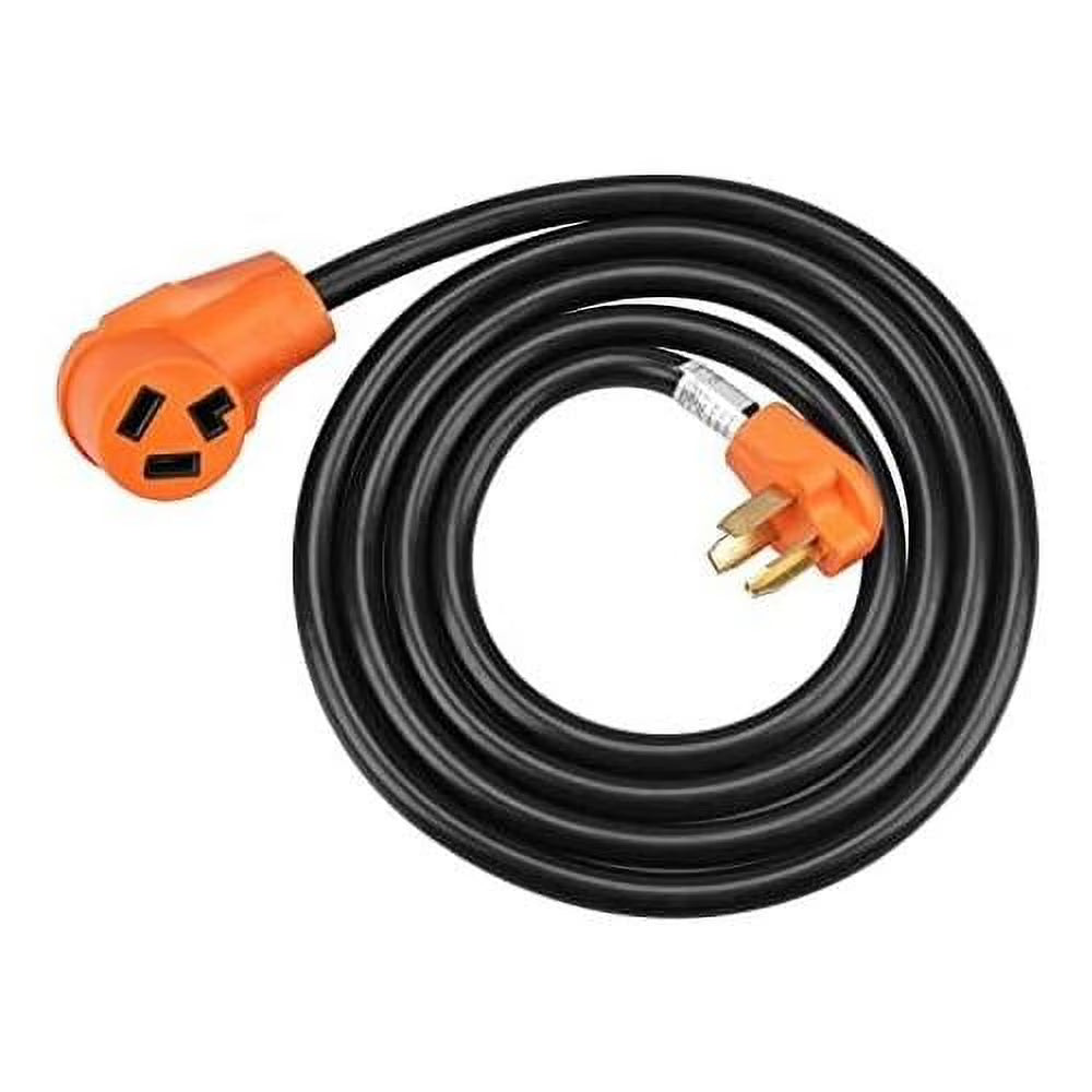 3 Prong Dryer Cord, 30 Amp, 125V/250V, 10 Gauge, NEMA 10-30P to 10-30R, 25 Feet N1691
