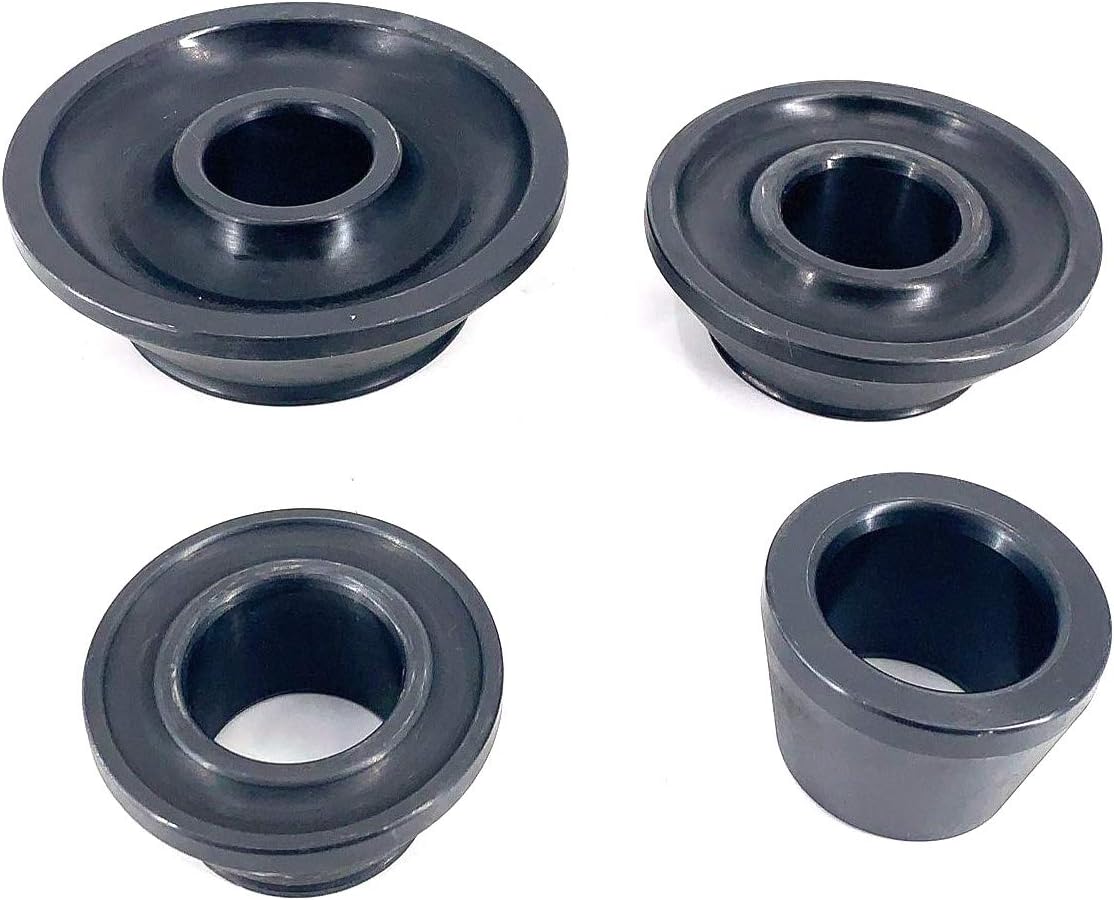 4pcs Wheel Balancer Cones Set, Carbon Steel, Standard Taper Cone Kit for 40mm Shaft, Pack of 2 V2400