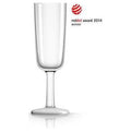 Flute Glass White Nonslip Base Pack of 4 B5638