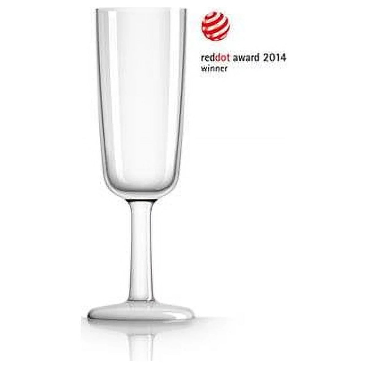 Flute Glass White Nonslip Base Pack of 4 B5638