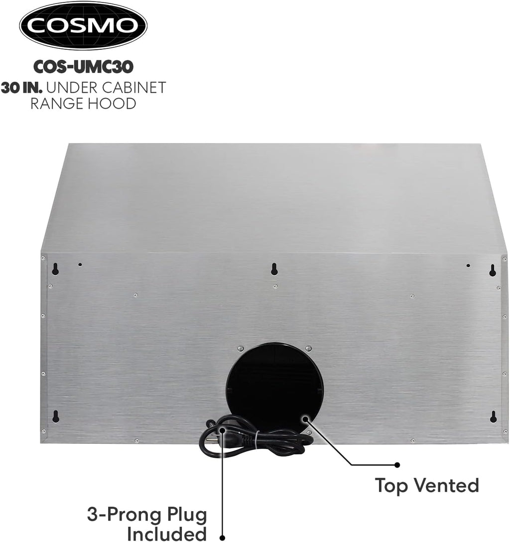 30 in. Ducted Under Cabinet Stainless Steel Range Hood I46141