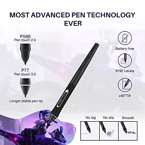 15.6 Inch Graphics Drawing Tablet with Screen Full-Laminated Drawing Pen Display T5700