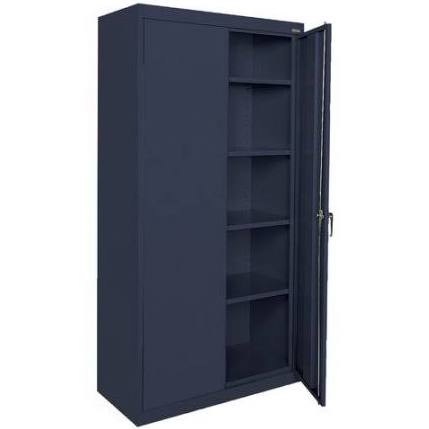 2 Door Storage Cabinet Navy Blue Y7320