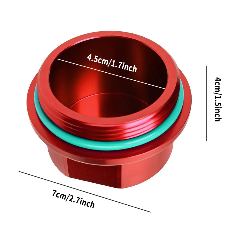 Replacement Aluminum Cap Assembly with O-rings for Vortex Hubs with 5 Bolts S582847